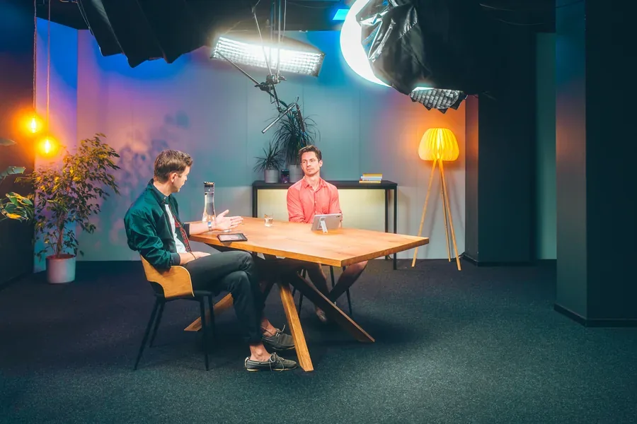 Behind the Scenes im thekey.academy Studio in Berlin