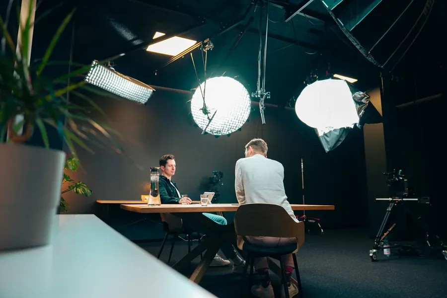 Behind the Scenes im thekey.academy Studio in Berlin