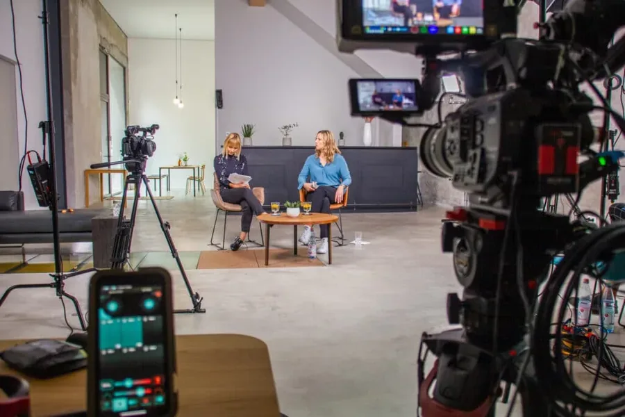 Behind the Scenes im thekey.academy Studio in Berlin