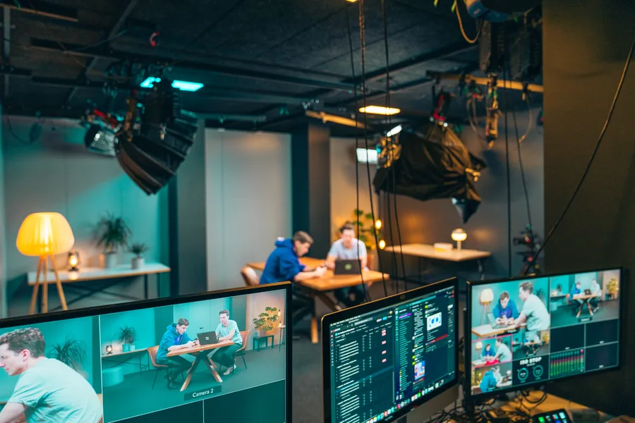 Behind the Scenes im thekey.academy Studio in Berlin